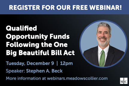 Meadows Collier Webinars