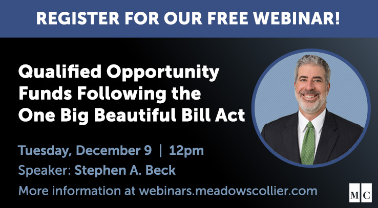 Meadows Collier Webinars